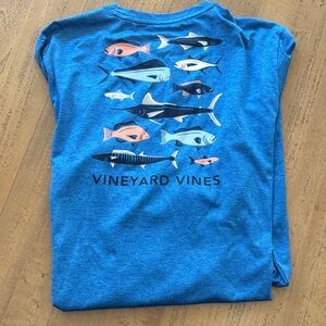 Vineyard Vines Ocean Blue Fish Tee